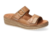 chaussure mobils mules randya brun moyen